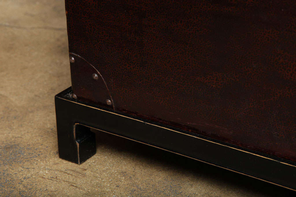 Leather Trunk with Base 1
