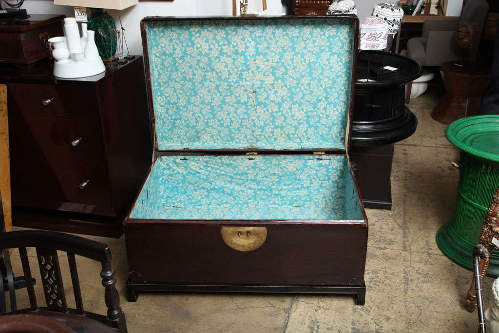 Leather Trunk with Base 5