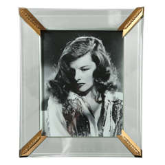 Vintage Katharine Hepburn photograph and frame circa 1940