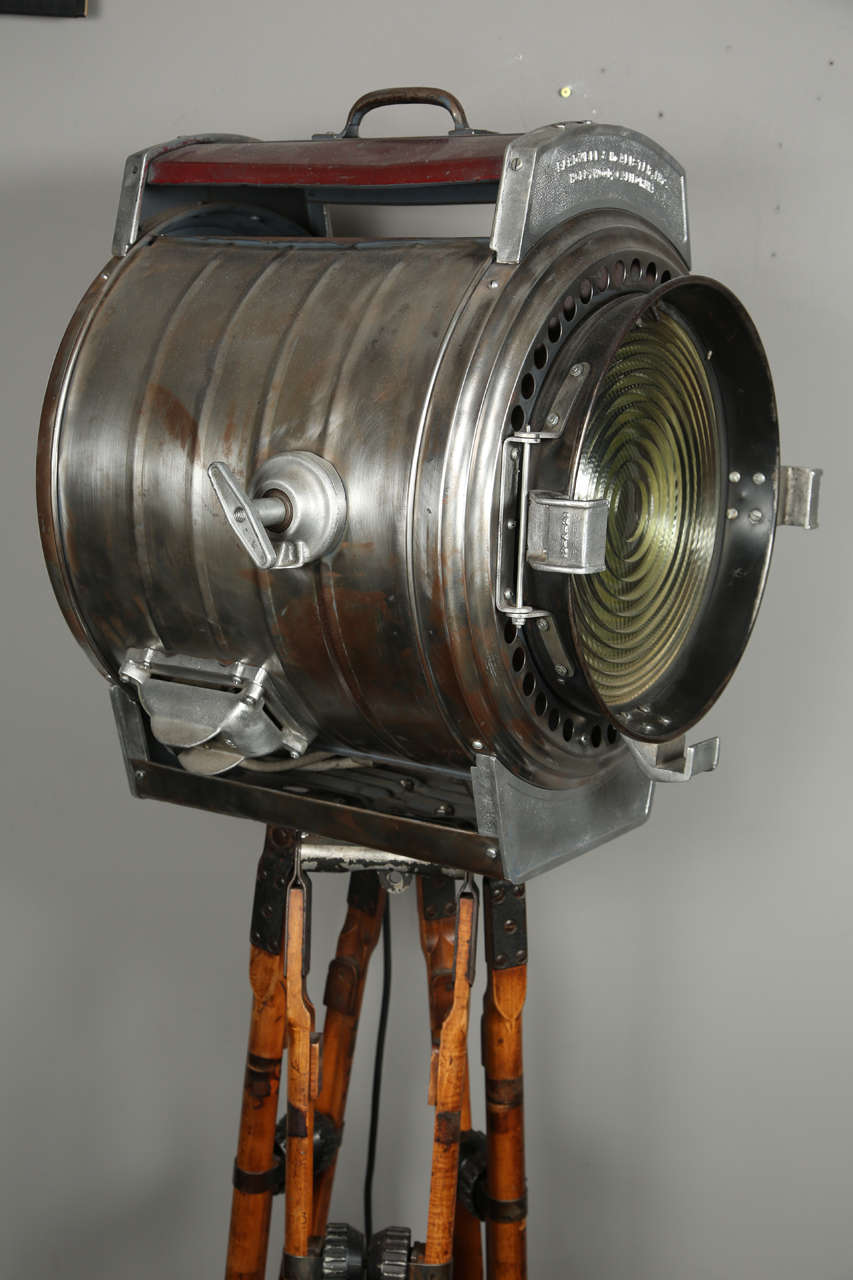Filming Tripod Light circa 1920 at 1stdibs