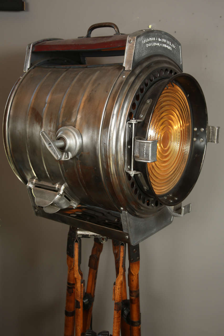 Filming Tripod Light circa 1920 at 1stdibs