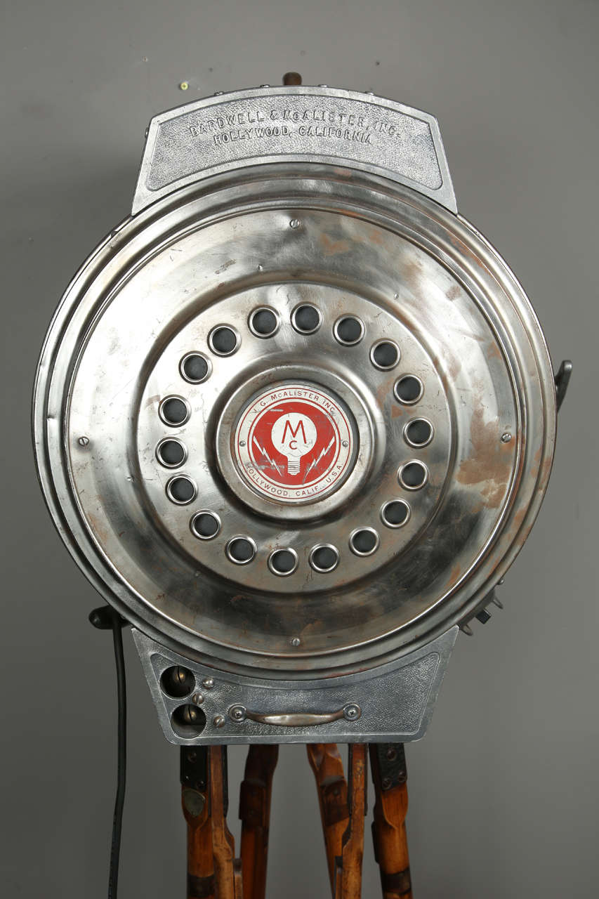 Filming Tripod Light circa 1920 at 1stdibs