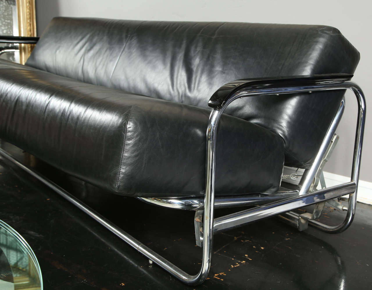 Leather Alvar Aalto Sofa Bed 1930