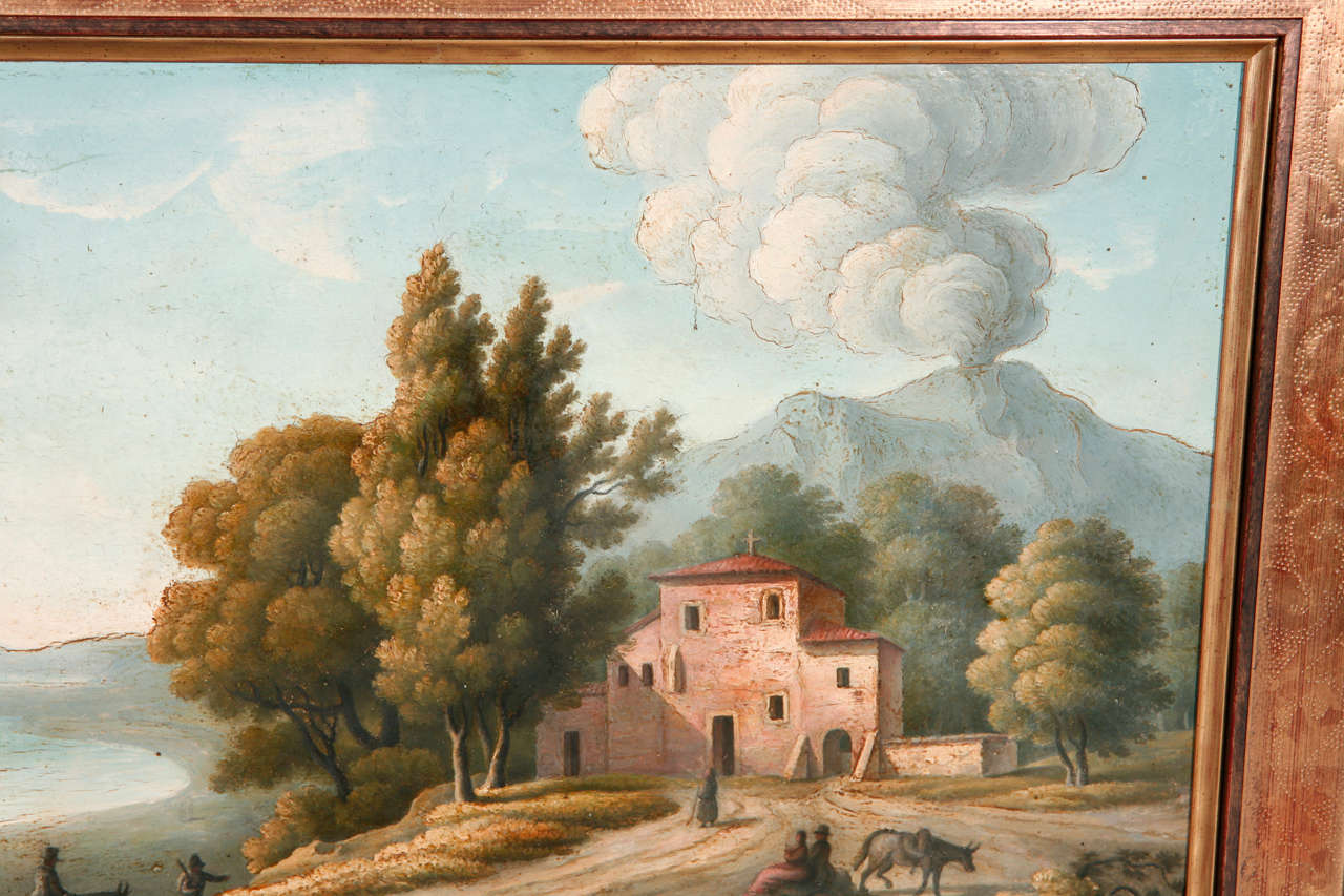 Pair of 19th Century Italian Landscape Paintings 4