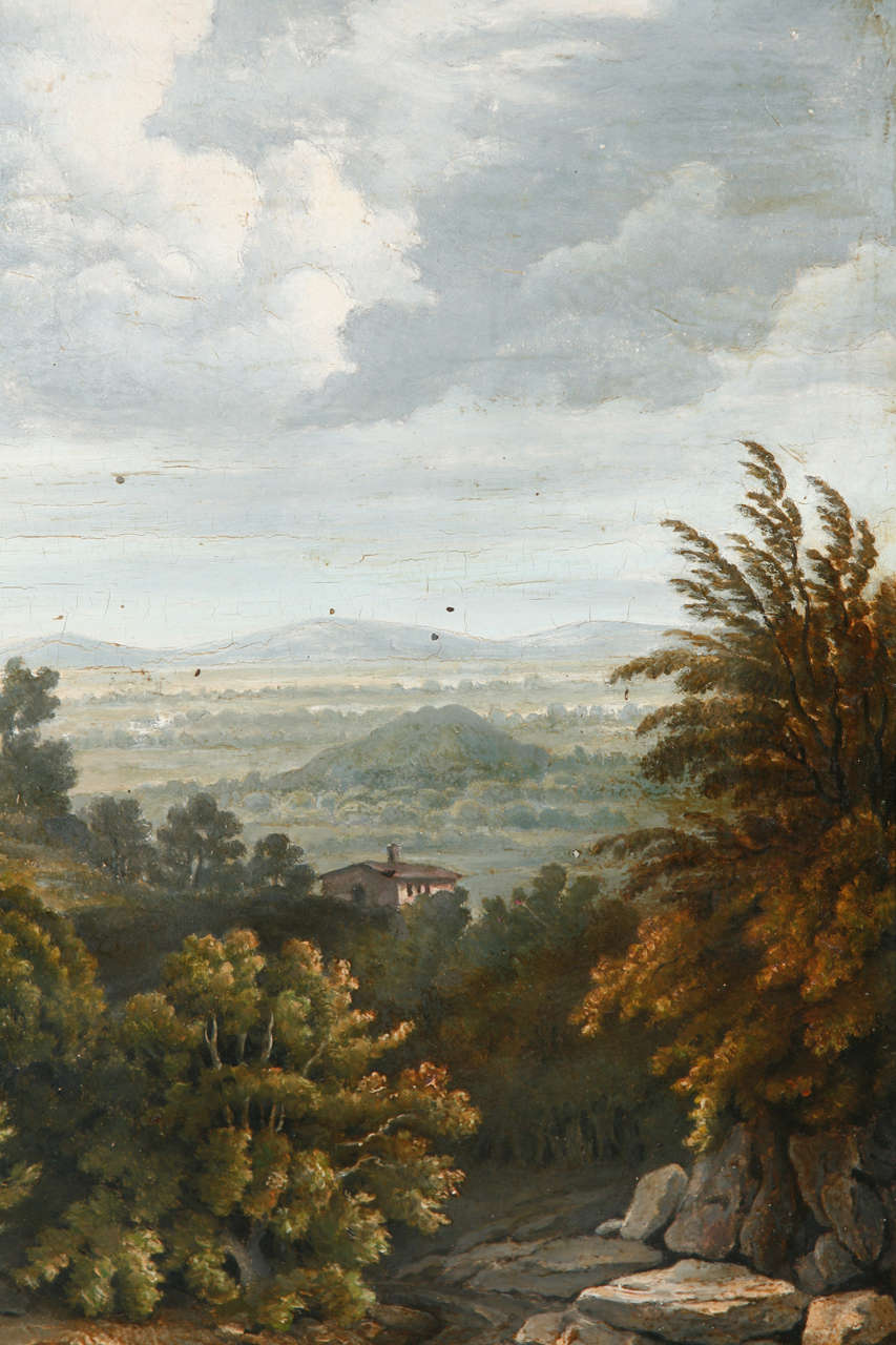 Pair of 19th Century Italian Landscape Paintings 5