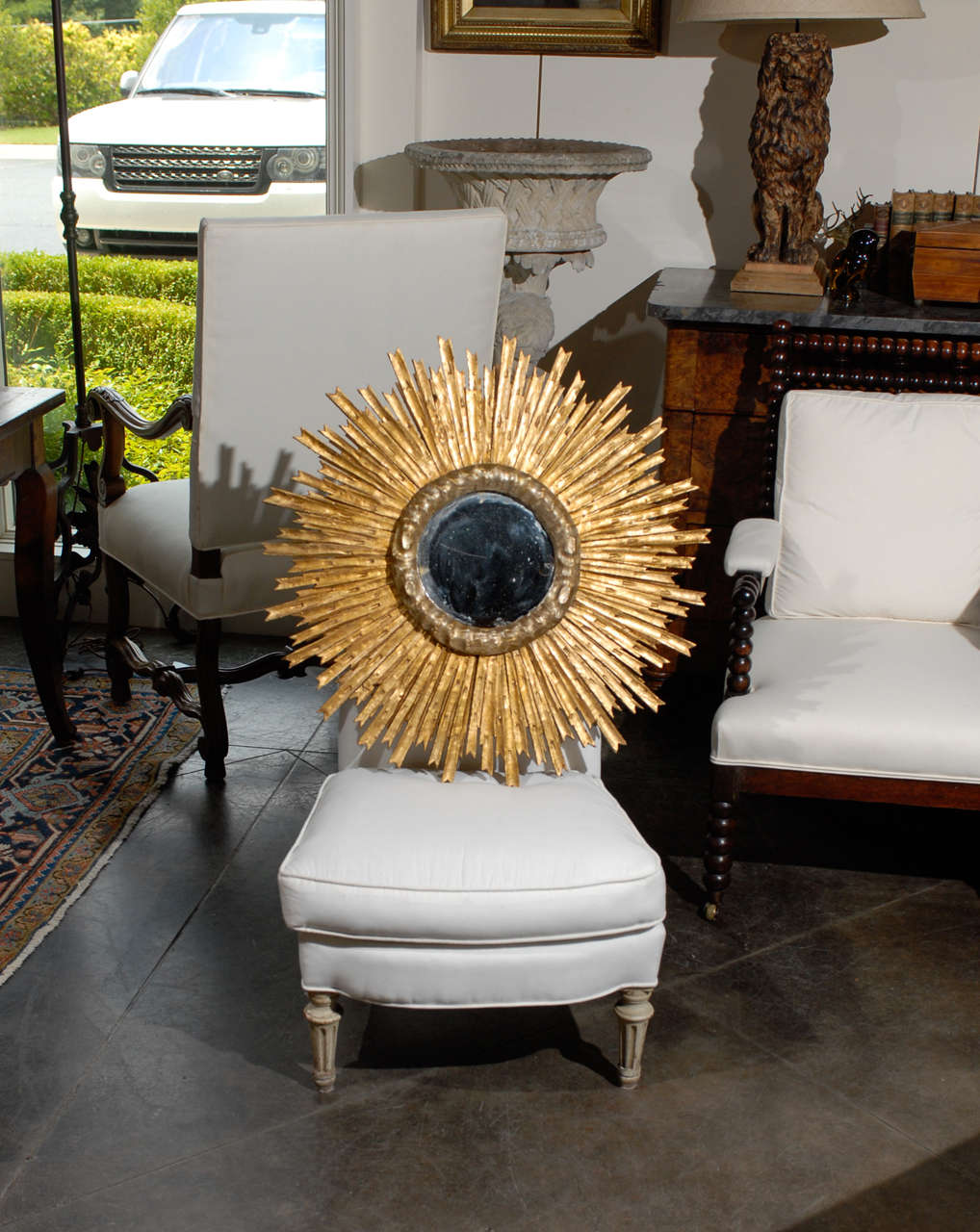 French Sunburst Mirror