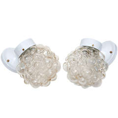 Pair of Austrian Bubble Wall Sconces Pair of Austrian Bubble Wall Sconces
