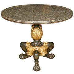 A Rare Gueridon Centre Table from the French Restoration Period