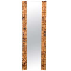 Faux Bamboo Framed Mirror