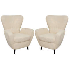 Pair of Modern Wing Chairs