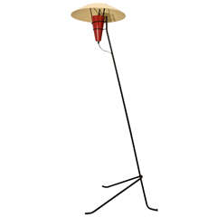 Arredoluce Red and Cream Floor Lamp 2