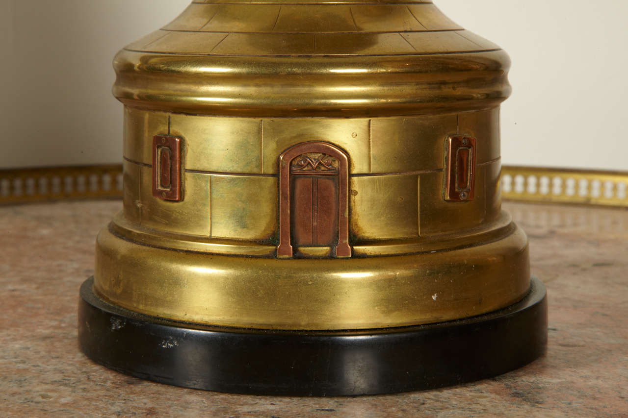Bronze Lighthouse Clock