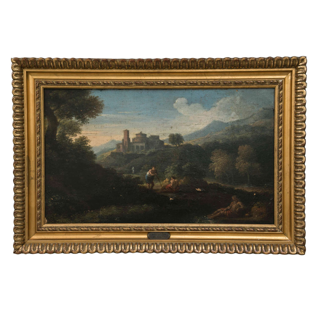 Jan Frans van Bloemen, Orizzonte ( Antwerpen 1662-Rom 1749), römische Landschaft im Angebot