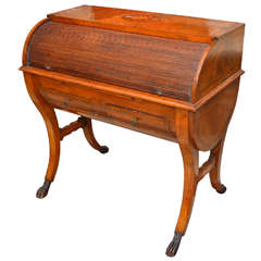Early 19th century roll top desk