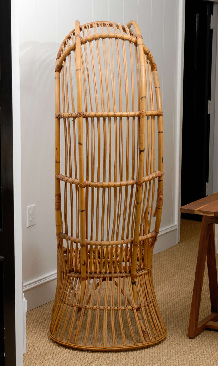 Rattan Hooded Chair 2