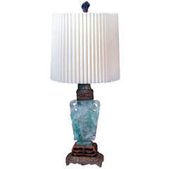 Vintage Rock Crystal Lamp