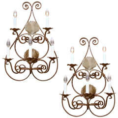 French Wrought Iron Wall lights
