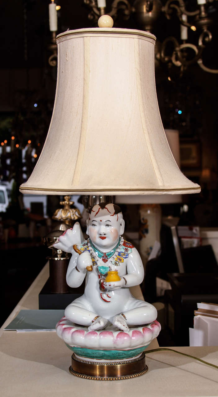 Chinoiserie Figural Lamp
