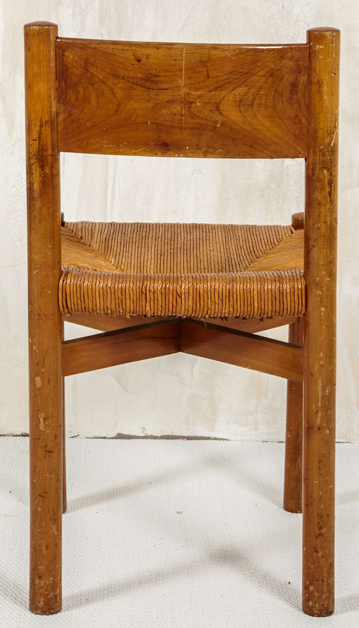 Mid-20th Century Meribel chair by Charlotte Perriand (1903-1999)