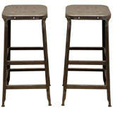 Tall Metal Stool by Lyon of Aurora