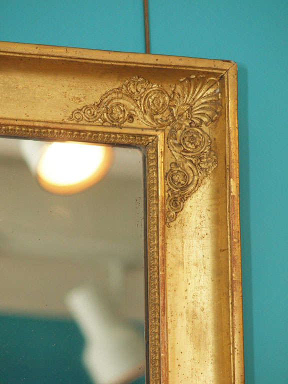19th Century French Restauration Period Gilded Mirror