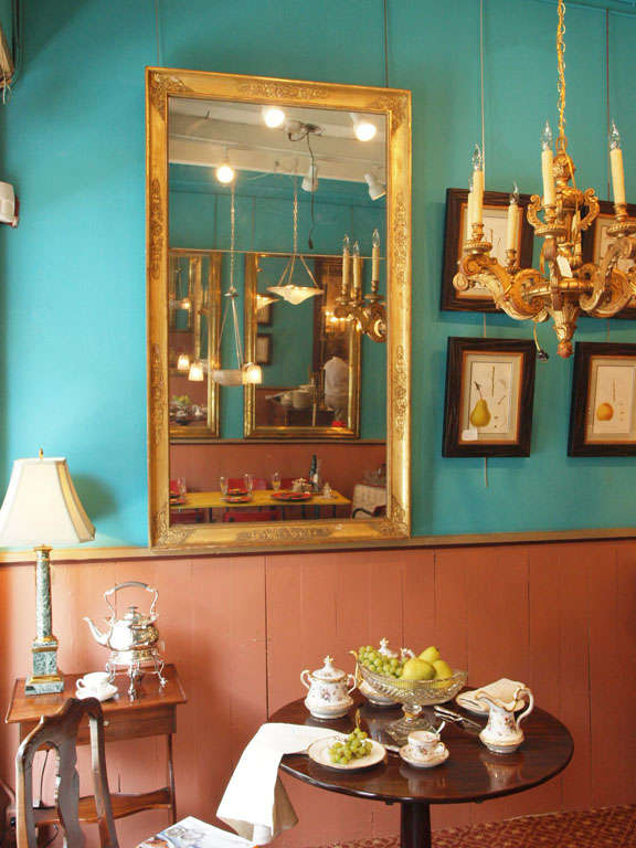 French Restauration Period Gilded Mirror 3