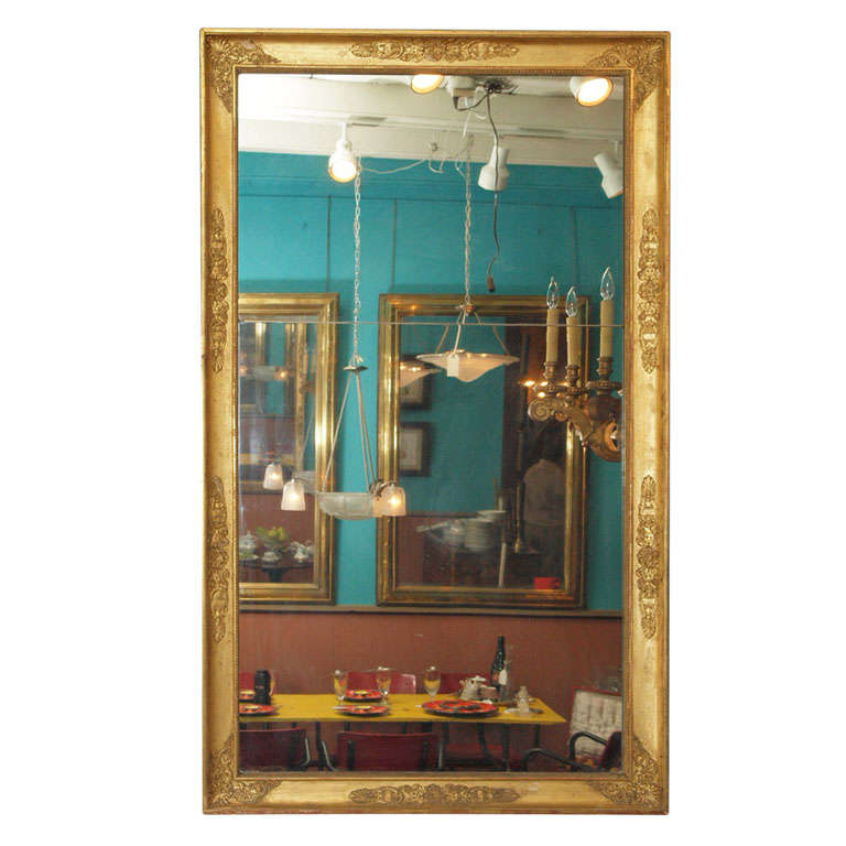 French Restauration Period Gilded Mirror