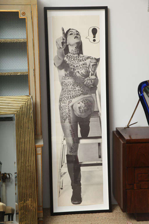 Rare 9 points manifesto, about women's liberation movement.