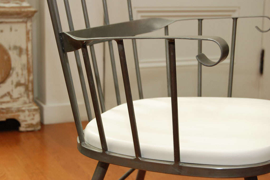 Metal/Wood Windsor Chair 1