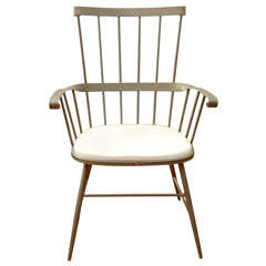 Metal/Wood Windsor Chair