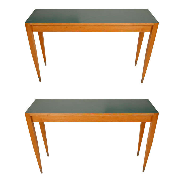 A pair of console tables Gio Ponti Hotel Parco dei Principi Rome