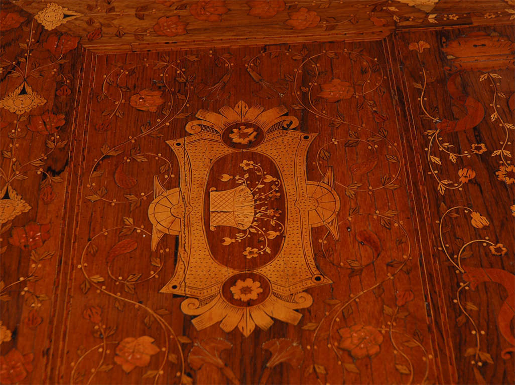 Walnut Inlaid, English Table