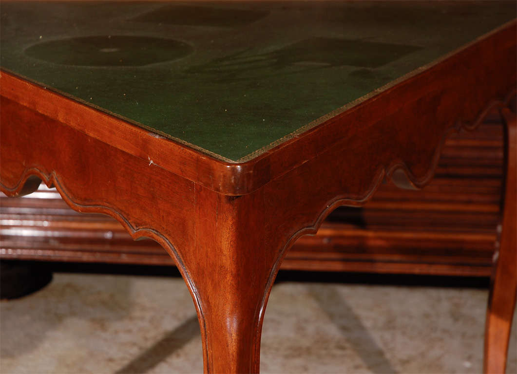Leather French Triangle Table