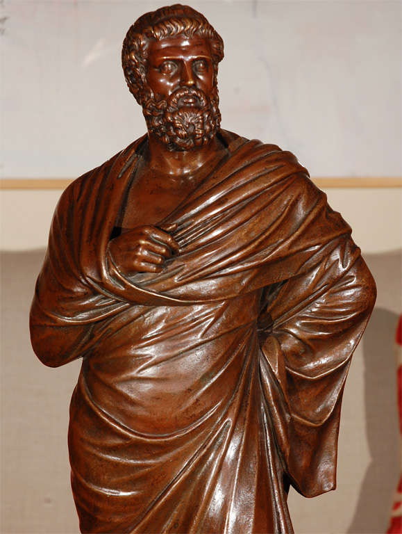 Italian Bronze Statue of a Roman Sentaor