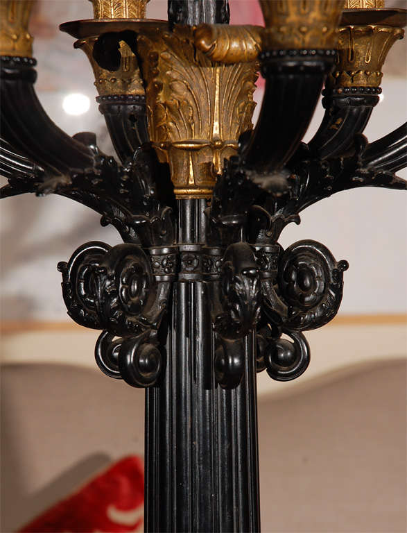 Grand Pair of French, Second Empire Candelabra For Sale 1