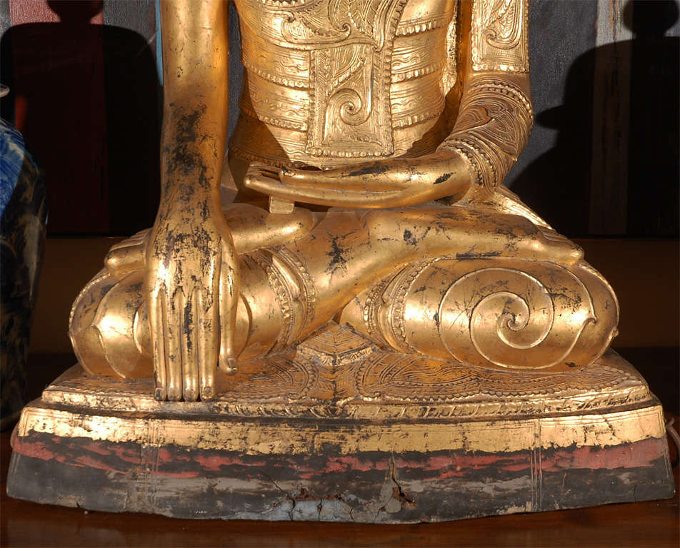19th Century Monumental, Southeast Asian Buddha