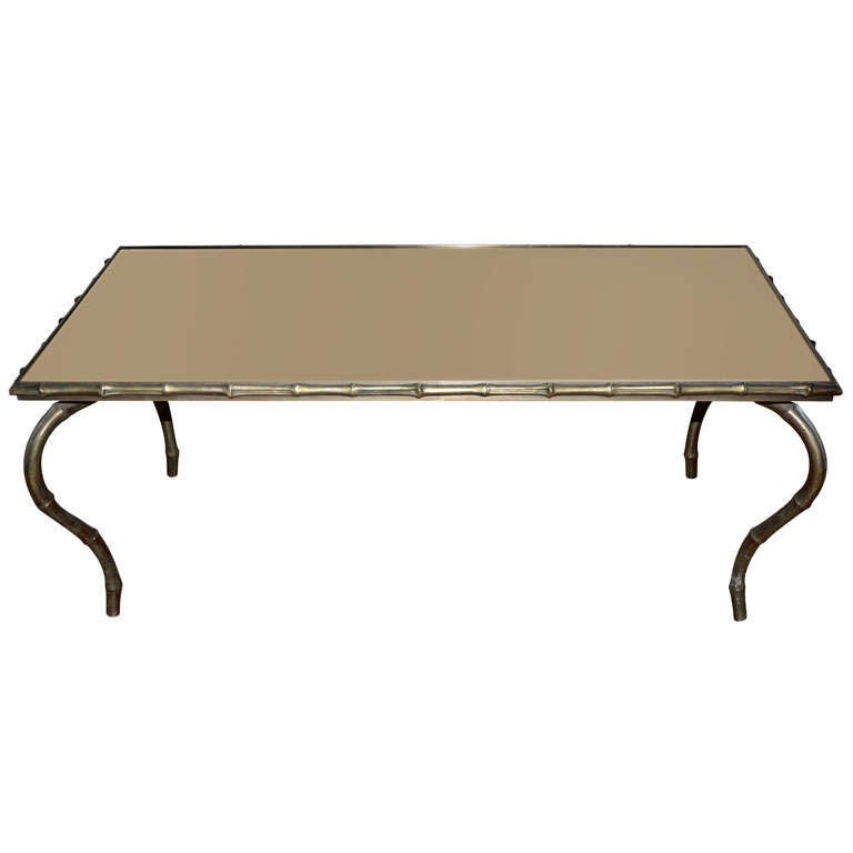Maison Baguès - "Bambou" coffee table For Sale