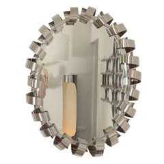 Chromed Ribbon Mirror