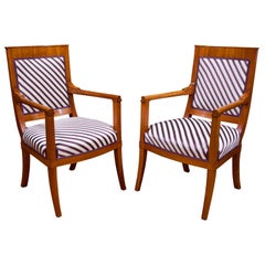 Pair of Neoclassic Fauteuils