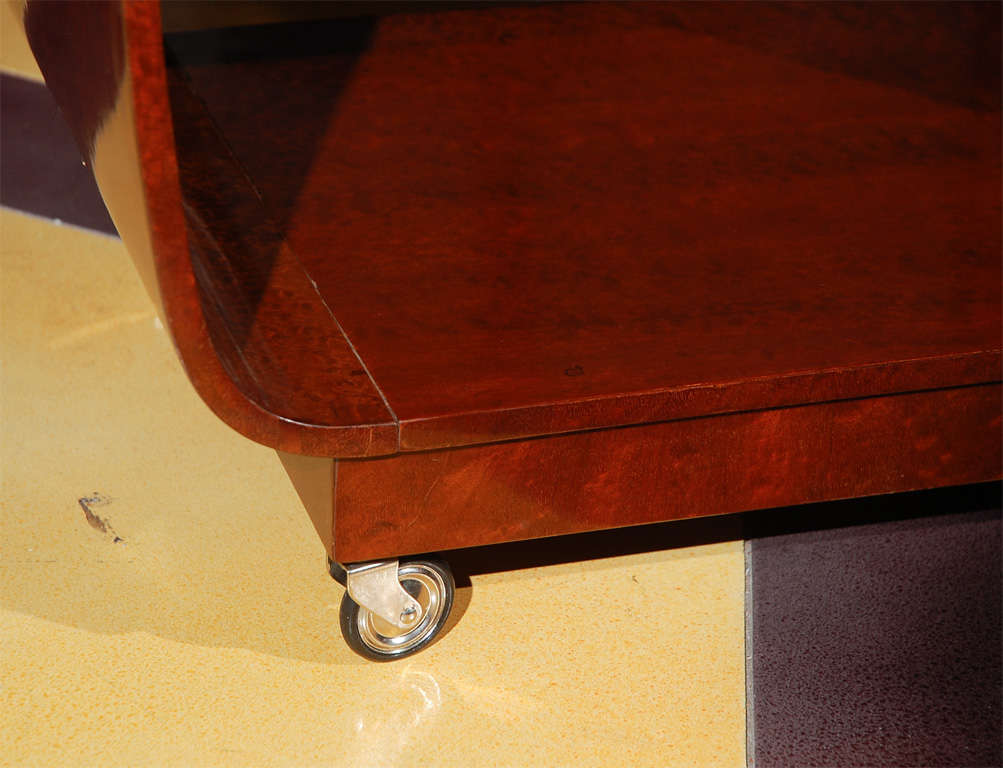 Lacquered Art Deco Tea Cart
