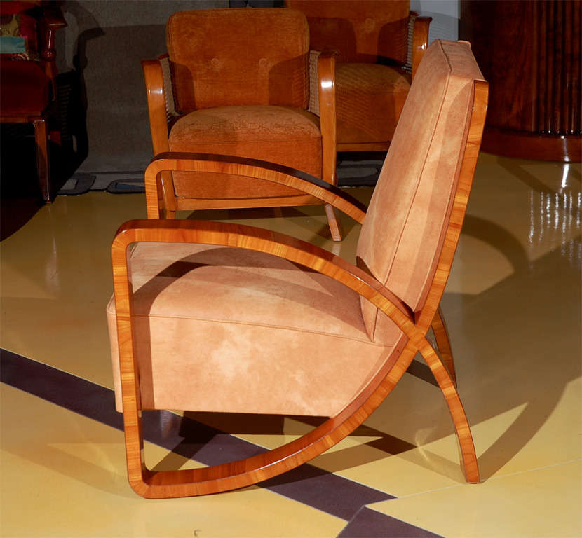 Mid-20th Century Art Deco Lounge Chair