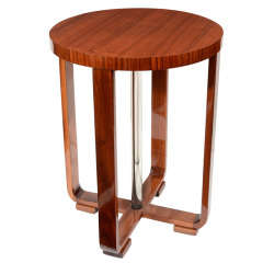Art Deco Round Lamp Table