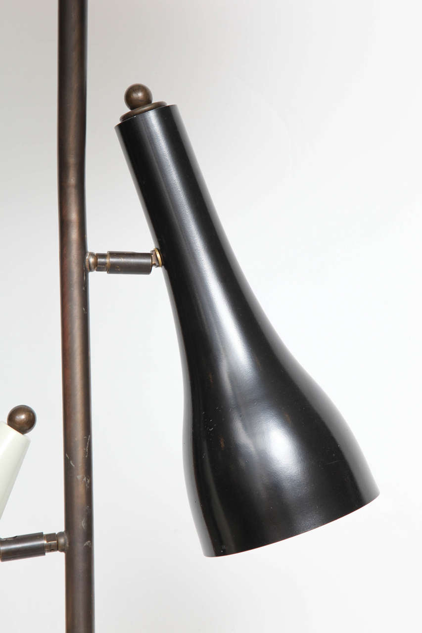 1950s Floor Lamp in the Style of Gino Sarfatti In Excellent Condition For Sale In New York, NY