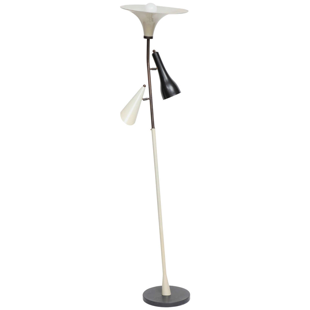 1950s Floor Lamp in the Style of Gino Sarfatti For Sale