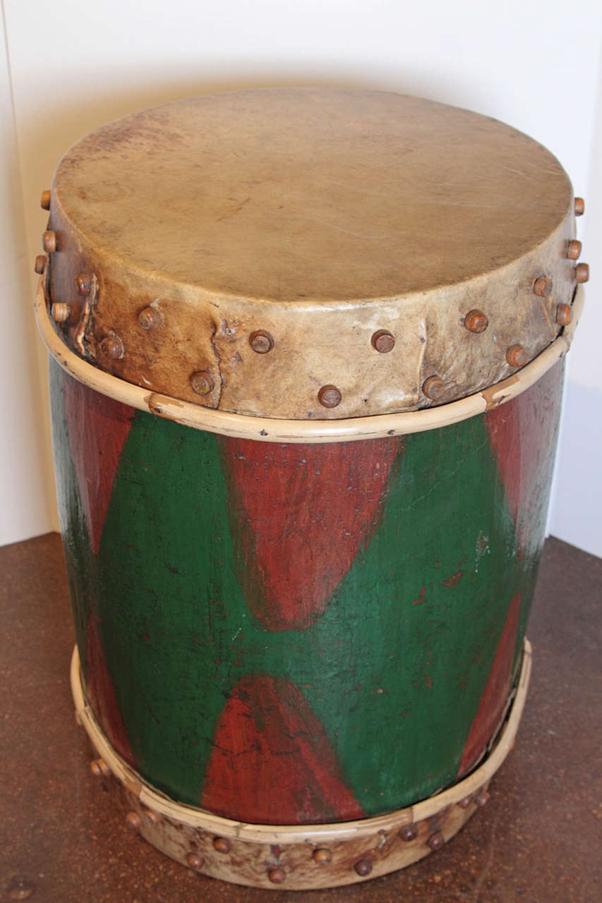 South Asian Tribal Drum 