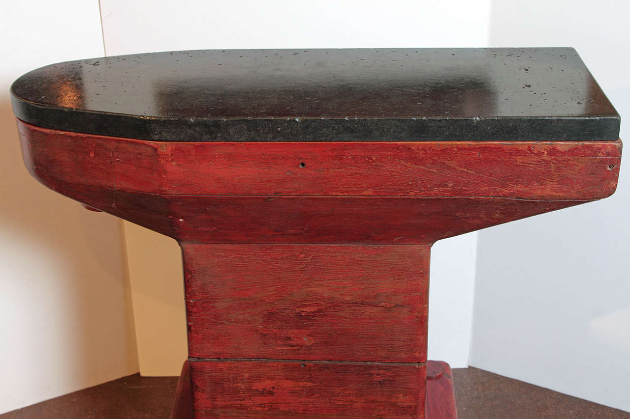 French Vintage Industrial Factory Mould as Console Table 