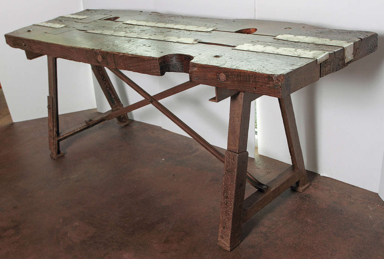 Rustic French Tradesman's Work Table