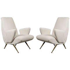 Pair of Armchairs by Nino Zoncada, 1950s