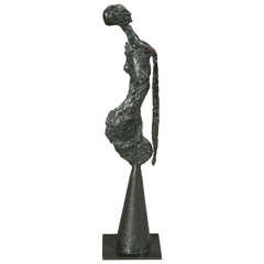 Bronze sculpture, 1998, by Robert COUTURIER.