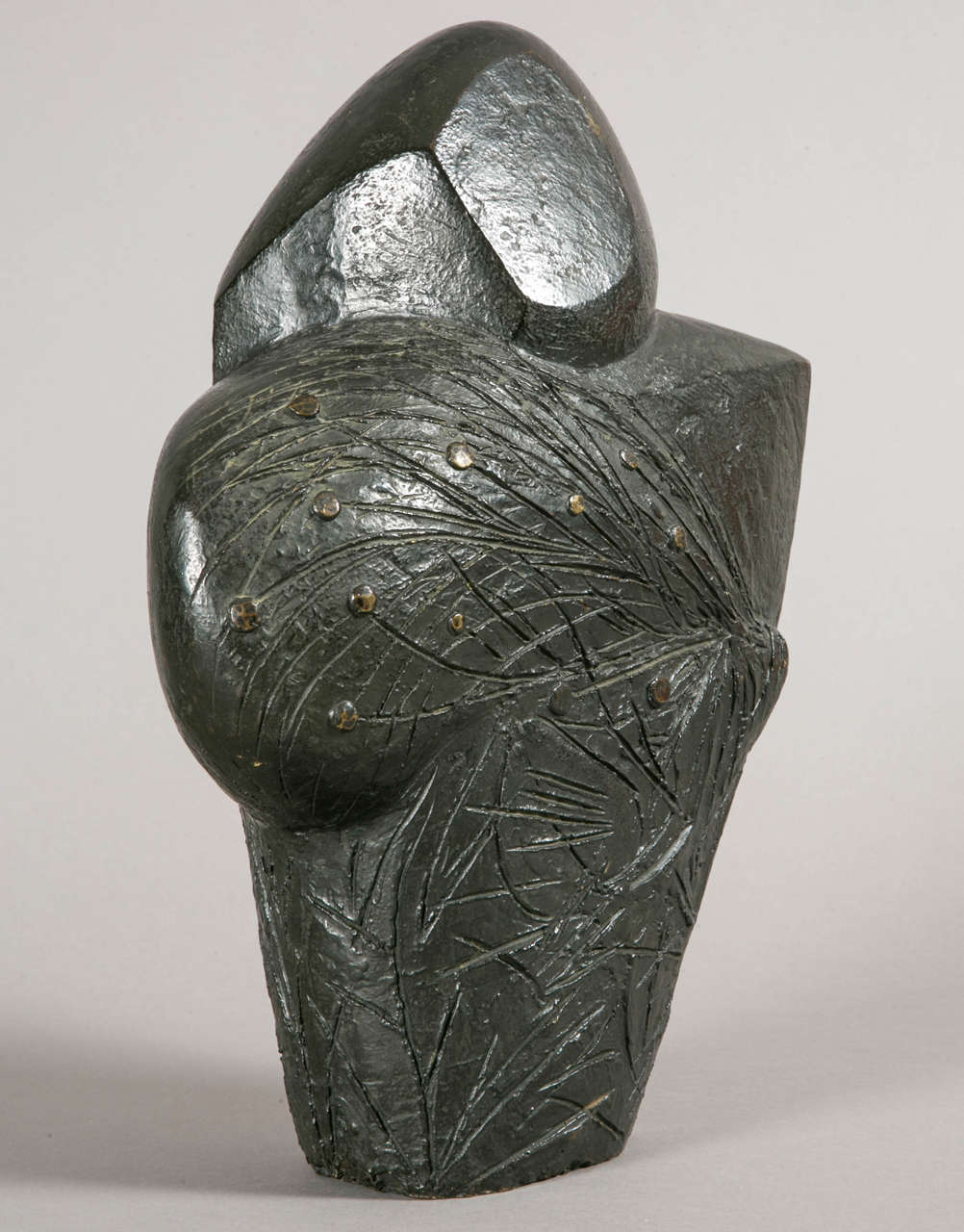 Patinated Sculpture en bronze patiné d'Emile GILIOLI (1911-1977)